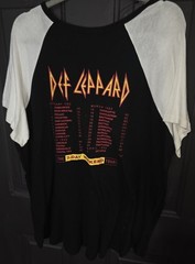 NWT Forever 21+ Def Leppard Adrenalize Graphic Raglan V-Neck Tee 2X Black/White