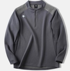 Descente Half Zipper Quick Drying Huagefu Long Sleeves T-shirt