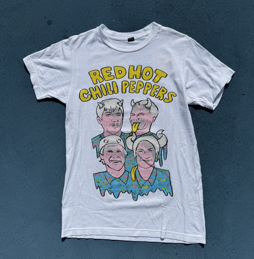 Red Hot Chili Peppers T Shirt Mens SMALL Tour Concert Rock Band Tee 2017