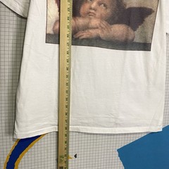 Vintage 90s Raphael Art Tshirt XL Sistine Madonna Angel Cherub Single Stitch