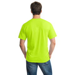 High Visibility Safety T-Shirts Heavy Cotton Hi Vis T-Shirt for Comfort S-5 PACK