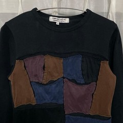 Comme des Garcons AD2005 Patchwork Long Sleeve Top Black Size S