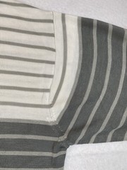 Gusto Collection Men’s XL 100% Acrylic Gray Striped Pullover TShirt