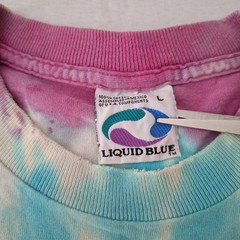 Liquid Blue Grateful Dead Shirt 90s Large 30th Anniversary Garcia Single Stitch