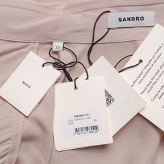 Sandro Paris shirt pink size XS men’s long sleeve shirt cotton casual shpcm01031