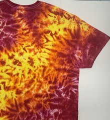 Gildan Handmade Tie Dye Unisex T-Shirt Size XL Multicolor Scrunch Design Tee NEW