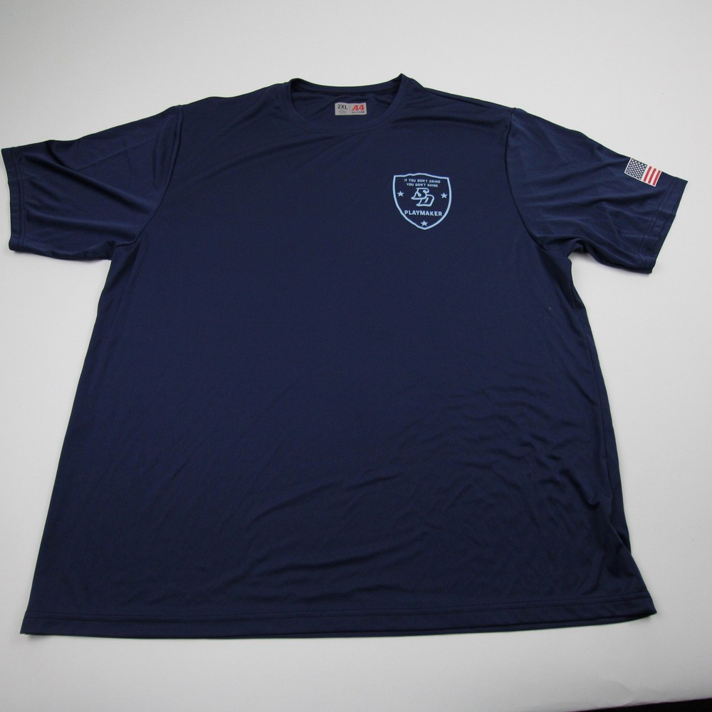 A4 Short Sleeve Shirt Men’s Navy New without Tags 3XL