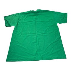 Hanes Heavyweight 50/50 Blank Green T Shirt Adult Large Single Stitch Cotton Tee