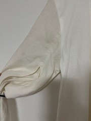 AKIRANAKA 21ss White Linen-Cotton Sleeve Top Casual Formal