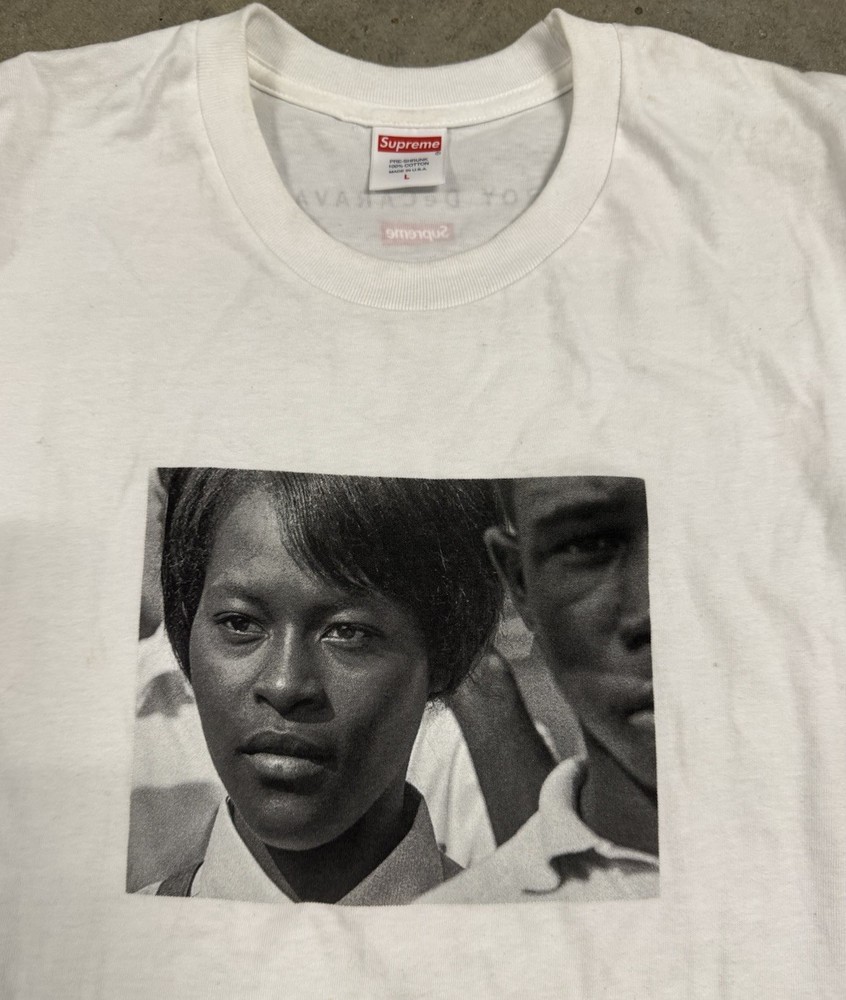 Supreme T-Shirt Men’s Large Roy DeCarava Mississippi Tee SS22 Civil Rights Photo