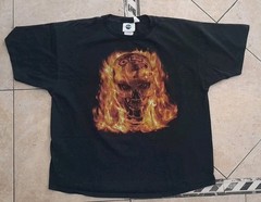 Vintage Terminator 2 Shirt Mens XXL Black Universal Studios Battle Across Time