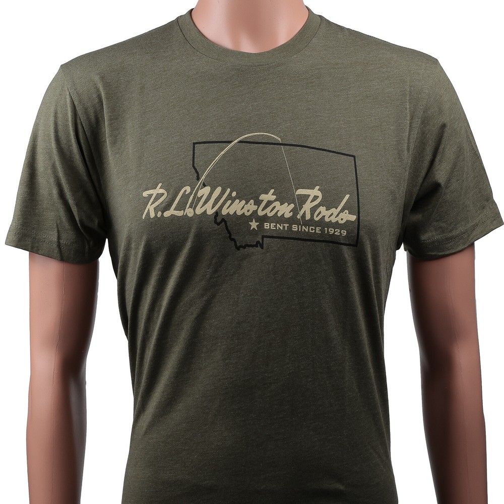 R.L. Winston Montana T Shirt – Olive – FREE SHIPPING