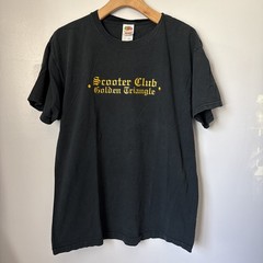 Golden Triangle Scooter Club 2006 Cotton Black Short Sleeved T-Shirt Men’s L