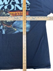 Vintage 3D Emblem Shirt Just Brass Inc Freeport New York War Zone Harley Rare