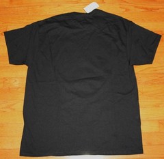 Mens KEITH K. HARING Graphic Tee Black T-Shirt Sz Large SMILEY HEART Pop Art *1M