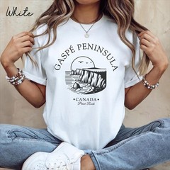 Gaspé Peninsula Shirt Travel Gift for Canada Trip Lovers Souvenir Tee