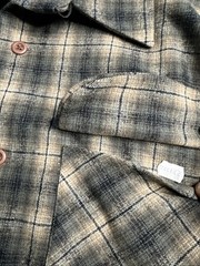 PENDLETON 90s 00s Ombre Check Open Collar Board Shirt Pendleton Vintage Open C