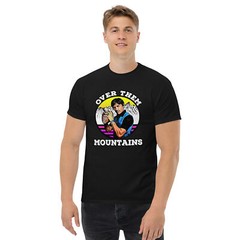 uncle rico tshirt napoleon dynamite funny tee Over them mountains