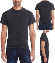 Mens Pre-Shrunk Cotton Vintage Wash T-Shirt Tee S, M, L, XL, 2XL, 3XL NEW!
