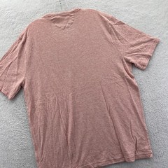 Faherty Striped Shirt Mens XL Orange Cloud Cotton Soft Short Sleeve Tee *A98 New