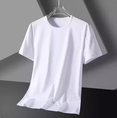 American Style Henry Collar Shirt Men’s Summer Splice Mamba Cotton Short Sleeve
