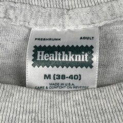 Vintage Heath Knit NYC New York City Adult Medium T Shirt Made In USA 90s EUC