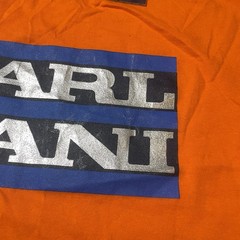 Vintage 90s Karl Kani Shirt Size 2XL Streetwear Hip Hop Signature Metallic NWT