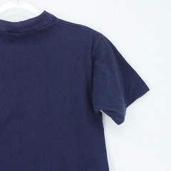 Vintage U.S. Air Force Shirt Mens Medium Navy Okinawa Map Graphic Made USA 90s