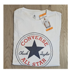 Converse All Star Men’s XXL White Graphic Print Short Sleeve T-Shirt