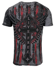 XTREME COUTURE by AFFLICTION Men’s T-Shirt LIBERTY CRUSADE Biker MMA