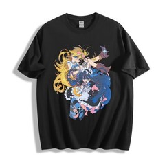 Anime Duo Action Unisex T – Shirt – Stunning Character Design Tee