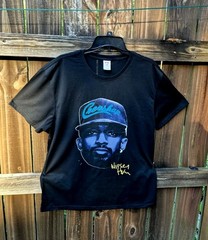 Nipsey Hussle Crenshaw Black Cotton T-Shirt Unisex XLarge Hip Hop Crew Neck