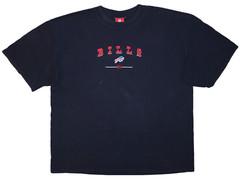 BUFFALO BILLS VTG SIZE XL SHIRT NFL EMBROIDERED LOGO FOOTBALL TEE