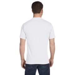 Hanes Essential-T Men’s T-Shirt White 6-Pack S-5XL | Crewneck Pre-shrunk Tee