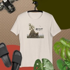 Bears Resist Comfort Tee Shirt Soft Cotton Protest Activist Unisex