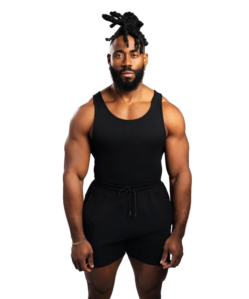Beaters, Men’s Tank Tops, Cotton Spandex Blend Tanks for Men, Comfortable, Du.