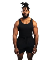 Beaters, Men’s Tank Tops, Cotton Spandex Blend Tanks for Men, Comfortable, Du.