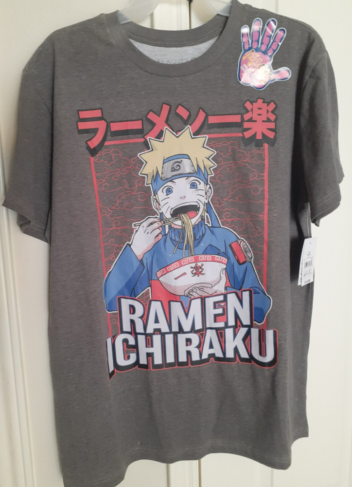 Naruto Shippuden Men’s Medium Tshirt Ramen Ichiraku Heat Reactive Color Changing