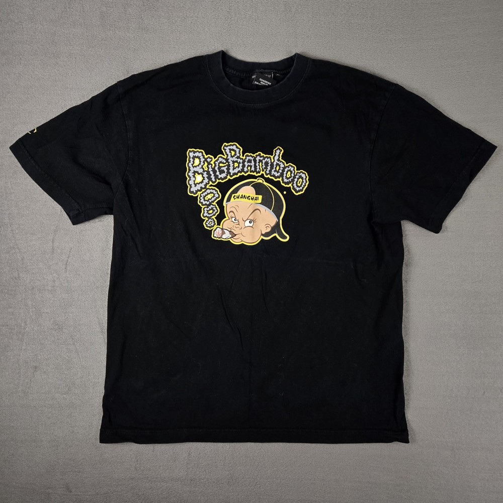 Big Bamboo Shanghai Sports Bar T-shirt Mens XL Bambino Cigar Baby Black