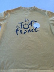 TOUR DE FRANCE MENS TShirt Yellow Jersey Style Paris Cycling LANCE ARMSTRONG