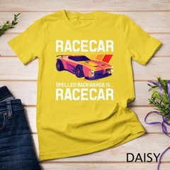 Racecar Spelled Backwards – Car Racer Mechanic Racing Race Unisex T-shirt
