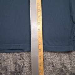 KUHL Wildfibre Mountain Lines T-Shirt Mens XL Blue Crew Neck Organic Cotton