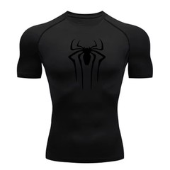 Men’s Compression Gym T-Shirt Quick Dry Short Sleeve Fitness Running Tee Shirt