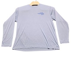 Long Sleeve Shirt Reel Life XL Mens Grey Excellent Fishing Performance Graphic