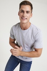AWDis Just Ts & Polos Triblend Crew Neck T-Shirt JT001 – Men’s Plain Casual Top