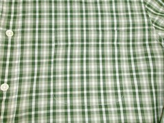 Saddlebred Mens Casual Shirt Size XXL Green Plaid Button Down Easy Care