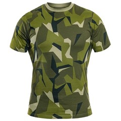 Mil-Tec Swedish M90 Camo T-Shirt Tactical Military Army 100% Cotton Tee S-3XL