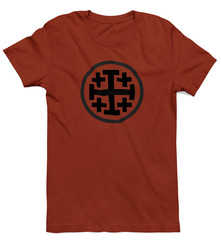 Jerusalem Cross T-Shirt – Catholic Cross – Faith – Free Shipping