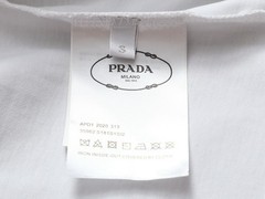 Prada round neck short sleeved T-shirt – white