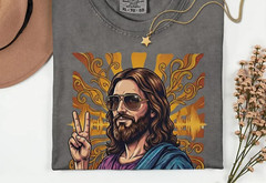 I’m Telling Dad Funny Jesus Shirt, Christian Humor Tee, Religious Meme Shirt